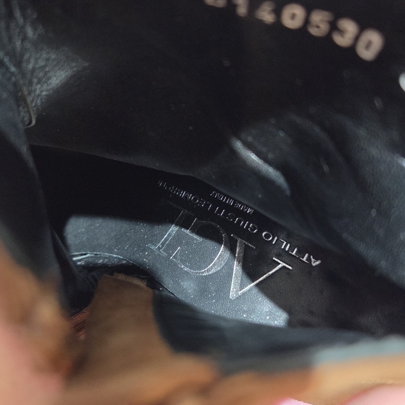 Women's AGL Leather Suede Cognac Ankle Boot, Size 38 - Picture 3 of 16